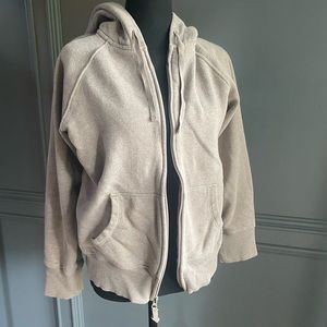 Full zip sweatshirt, khaki. Size XL. NWOT
